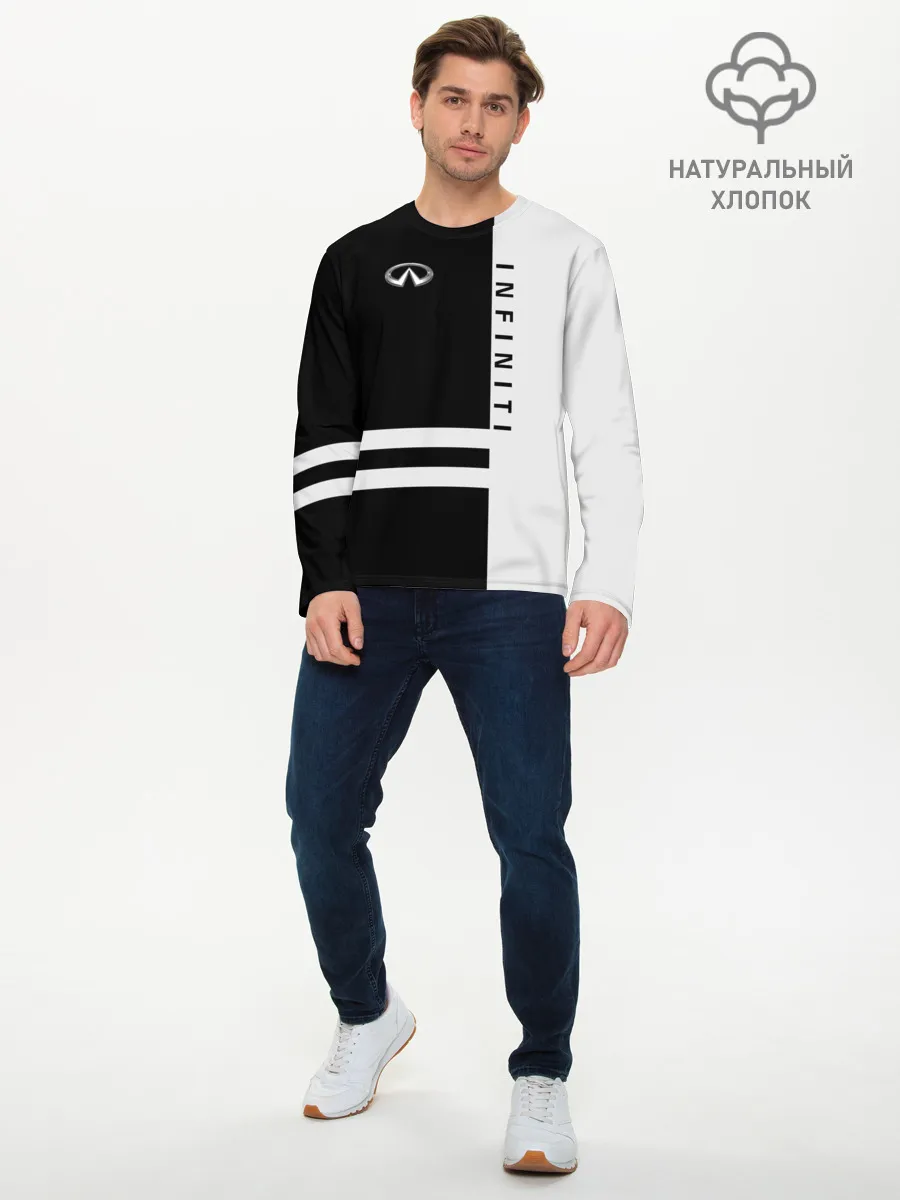 Мужской лонгслив базовый / Infiniti