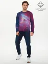 Мужской лонгслив базовый / Космос