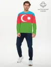 Мужской лонгслив базовый / Азербайджан