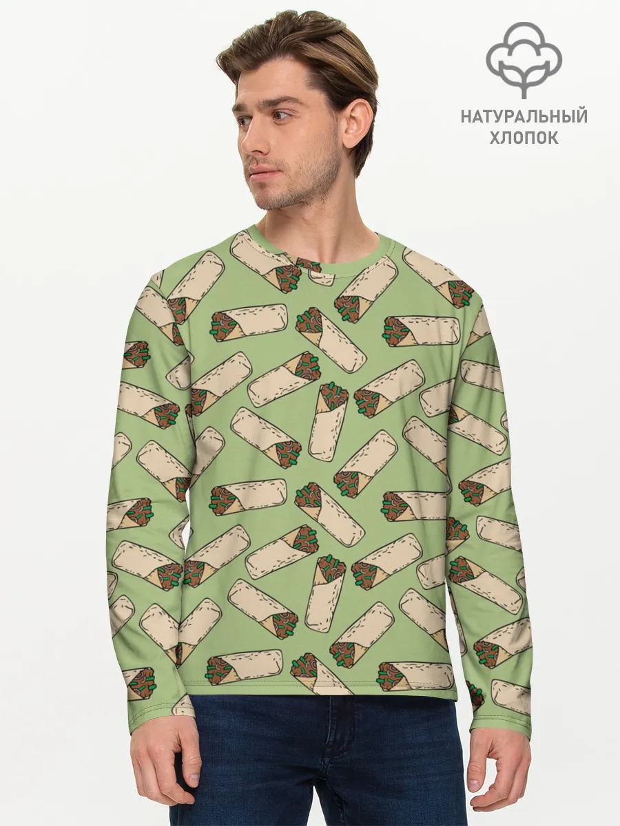 Мужской лонгслив базовый / Шаверма