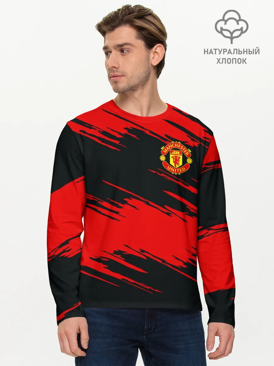 Мужской лонгслив базовый / Manchester United