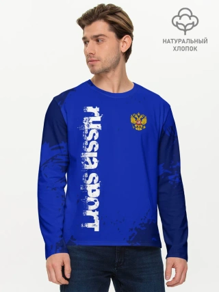 Мужской лонгслив базовый / RUSSIA SPORT