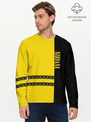 Мужской лонгслив базовый / Nirvana