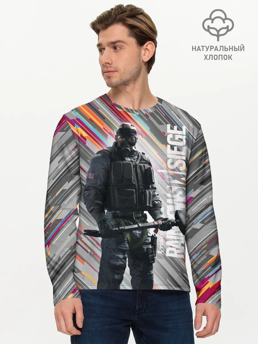 Мужской лонгслив базовый / Rainbow Six Siege