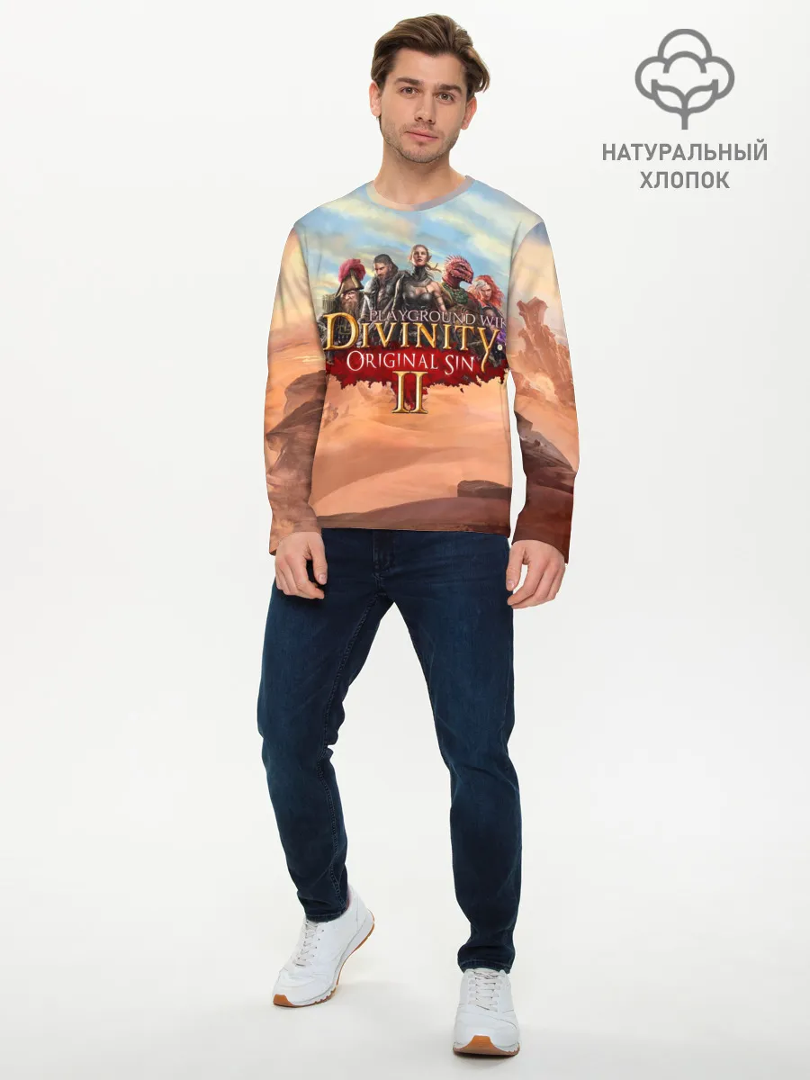 Мужской лонгслив базовый / Divinity