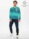 Мужской лонгслив базовый / Real Madrid