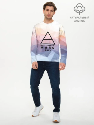 Мужской лонгслив базовый / 30 Seconds to Mars
