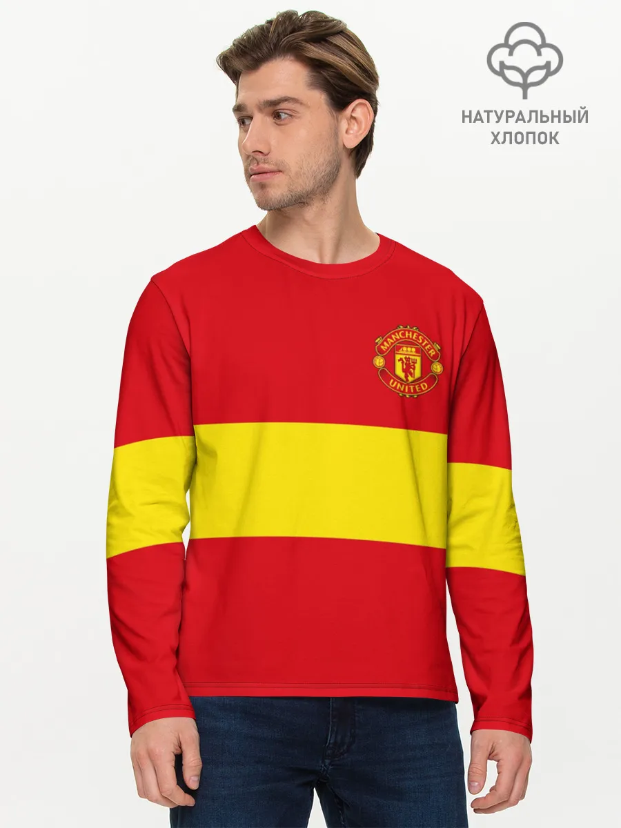 Мужской лонгслив базовый / Manchester United