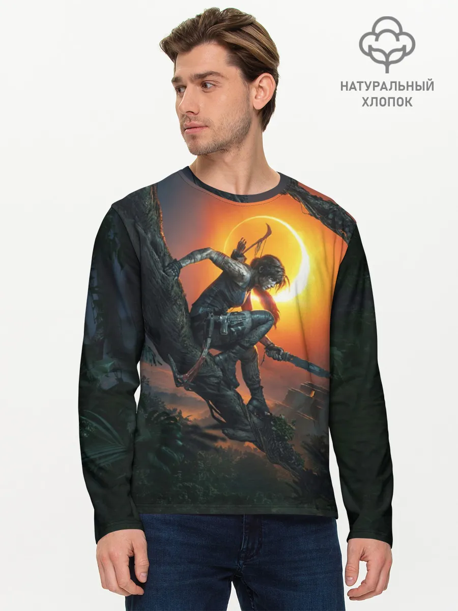 Мужской лонгслив базовый / Shadow of the Tomb Raider