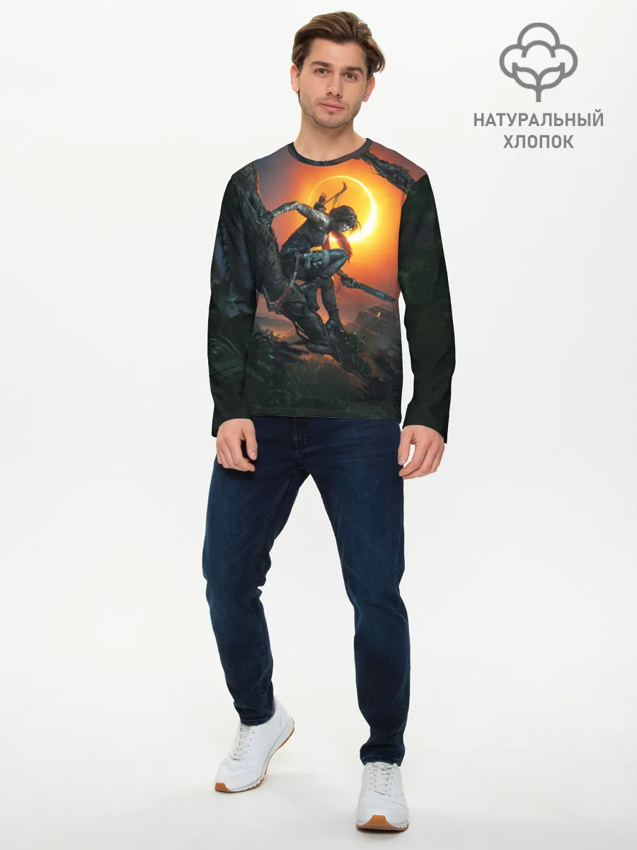 Мужской лонгслив базовый / Shadow of the Tomb Raider