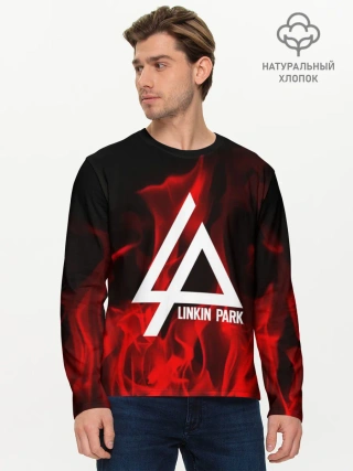 Мужской лонгслив базовый / Linkin park