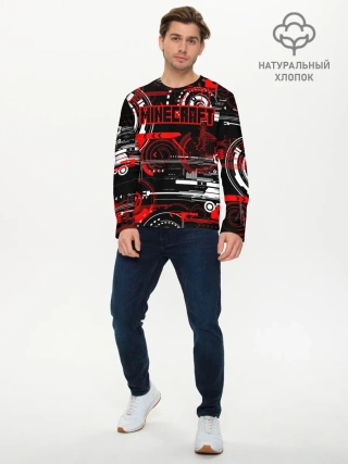 Мужской лонгслив базовый / Minecraft