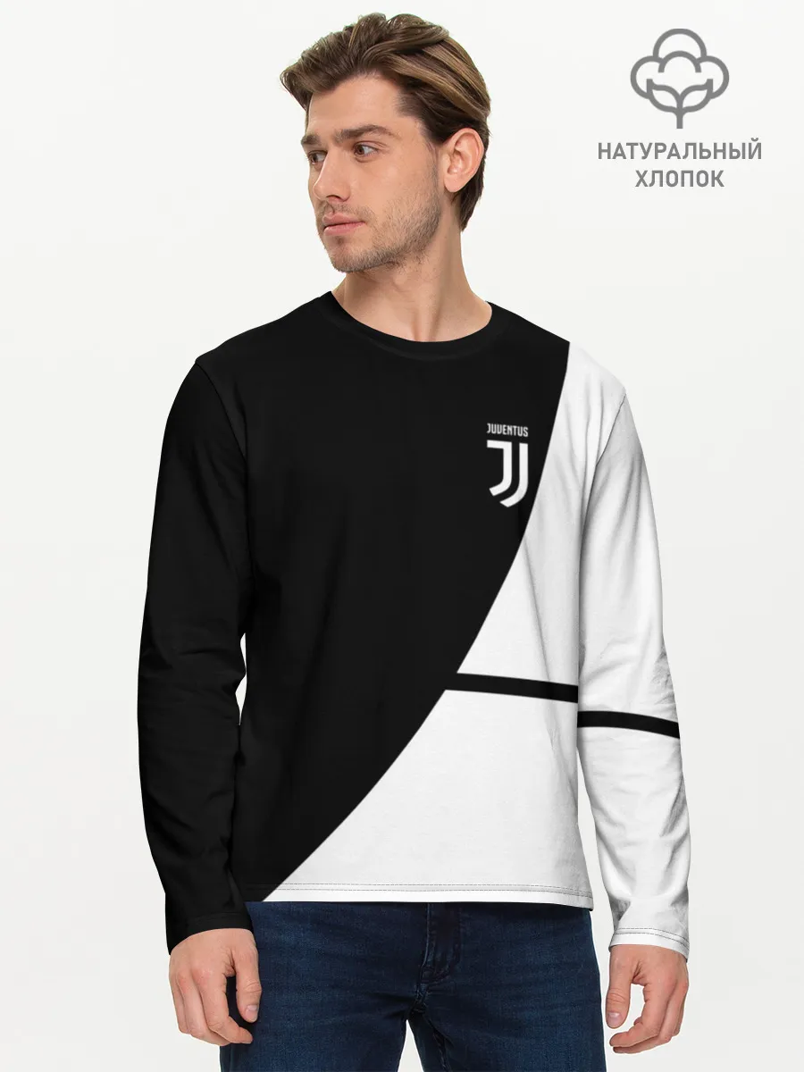 Мужской лонгслив базовый / JUVENTUS / ЮВЕНТУС
