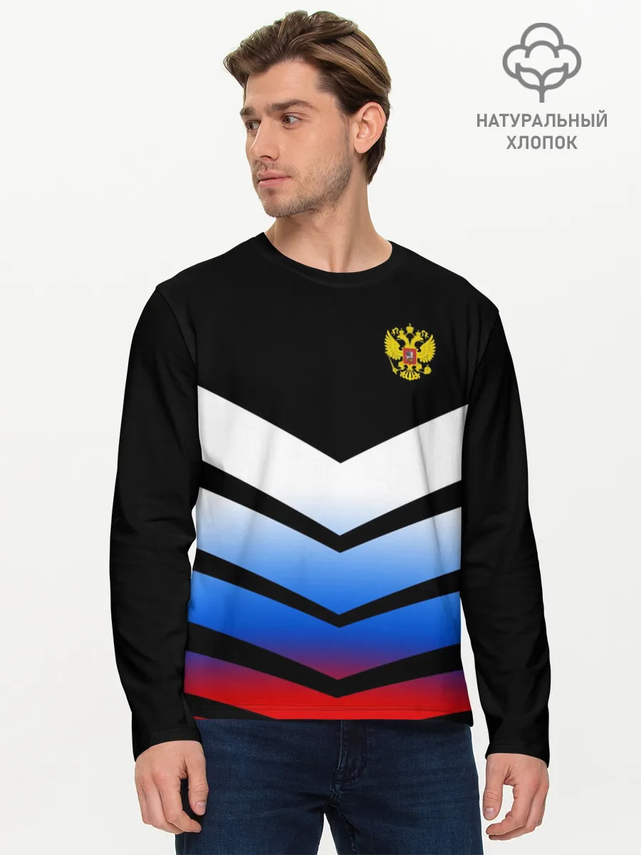 Мужской лонгслив базовый / RUSSIA SPORT | РОССИЯ СПОРТ