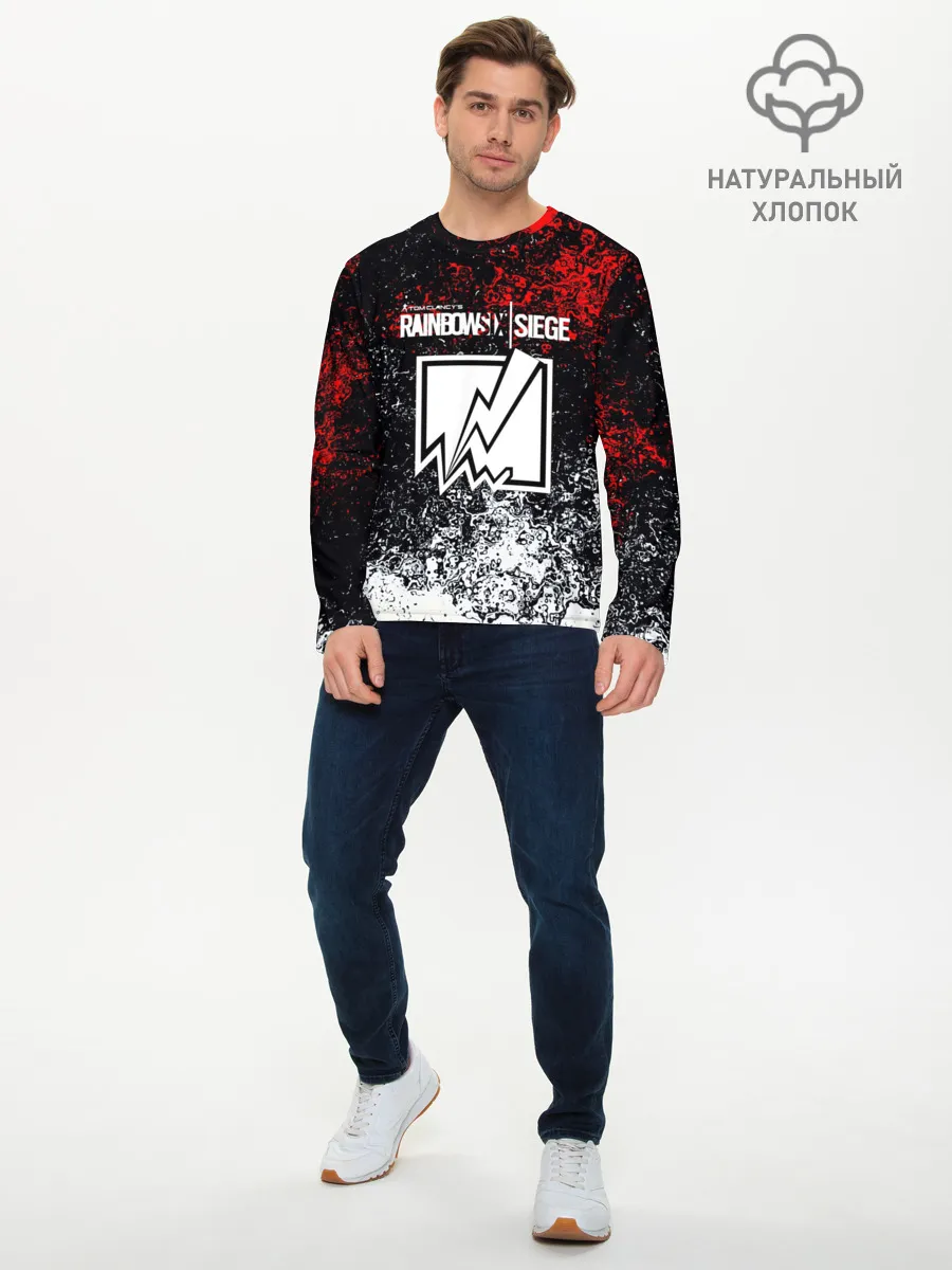 Мужской лонгслив базовый / Rainbow six Siege