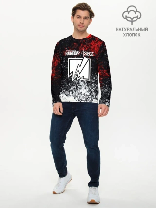 Мужской лонгслив базовый / Rainbow six Siege