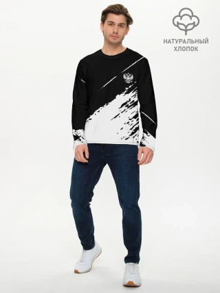 Мужской лонгслив базовый / Russia sport