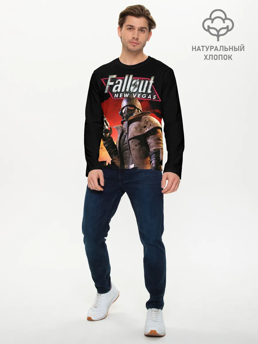 Мужской лонгслив базовый / Fallout New Vegas