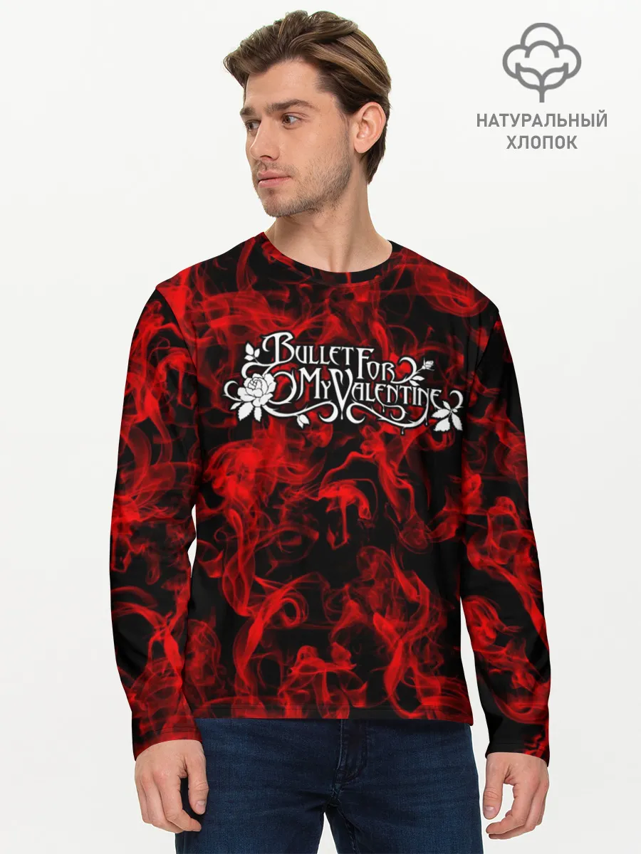 Мужской лонгслив базовый / Bullet for My Valentine
