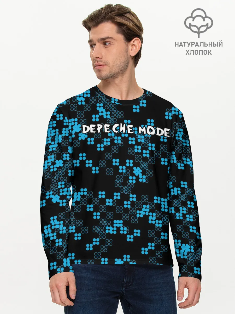 Мужской лонгслив базовый / Depeche Mode
