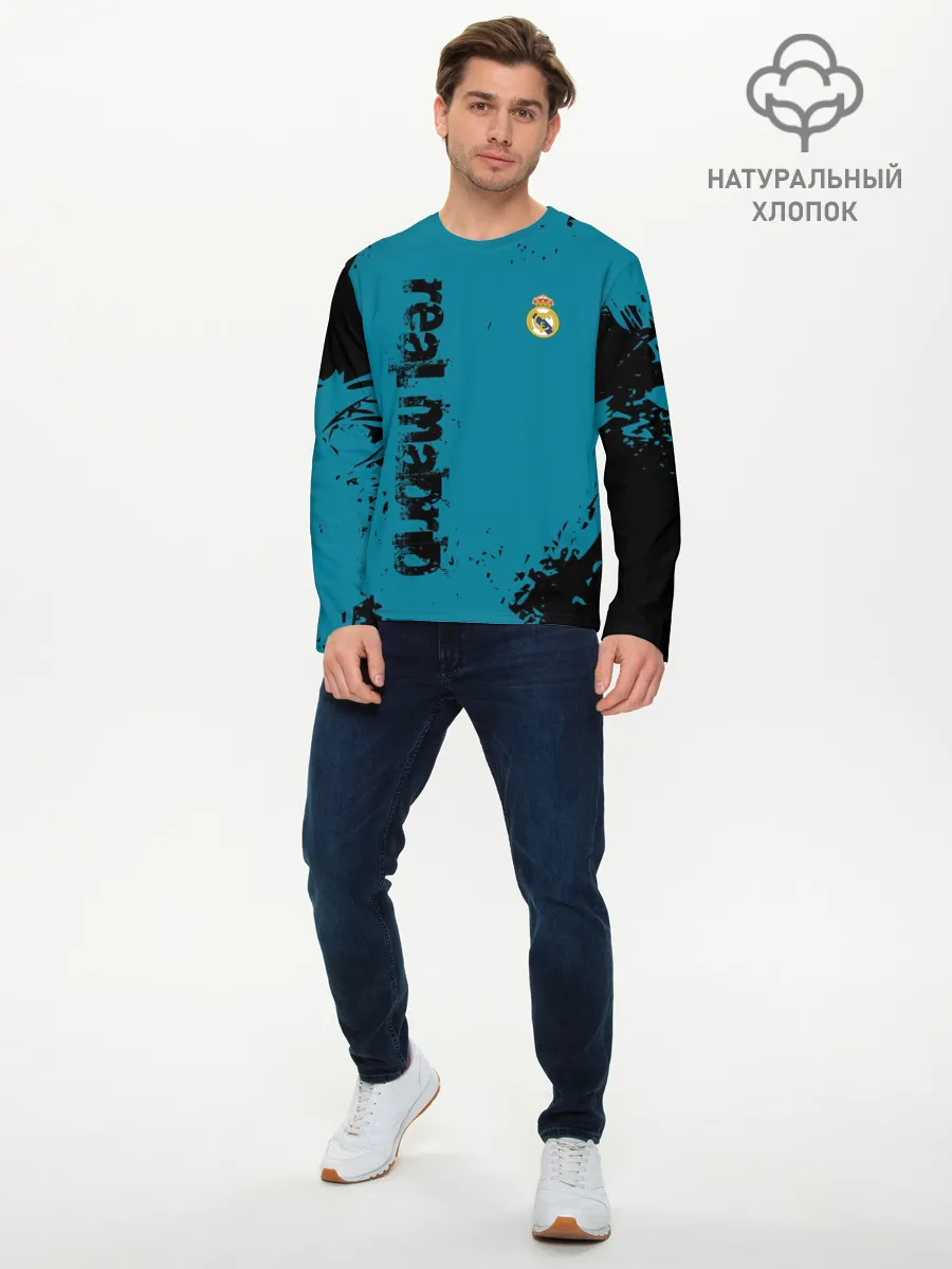 Мужской лонгслив базовый / REAL MADRID