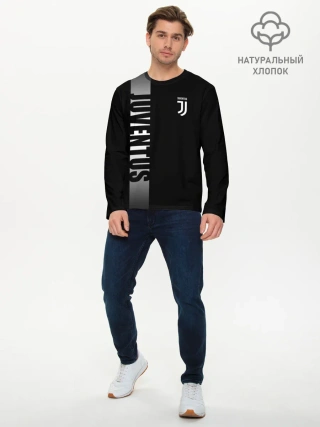 Мужской лонгслив базовый / JUVENTUS / ЮВЕНТУС