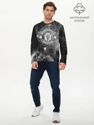 Мужской лонгслив базовый / Manchester United Cosmos