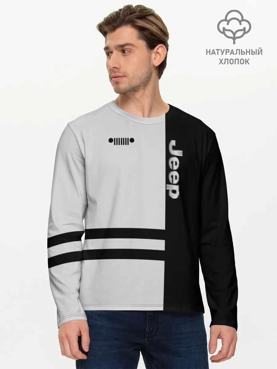 Мужской лонгслив базовый / Jeep