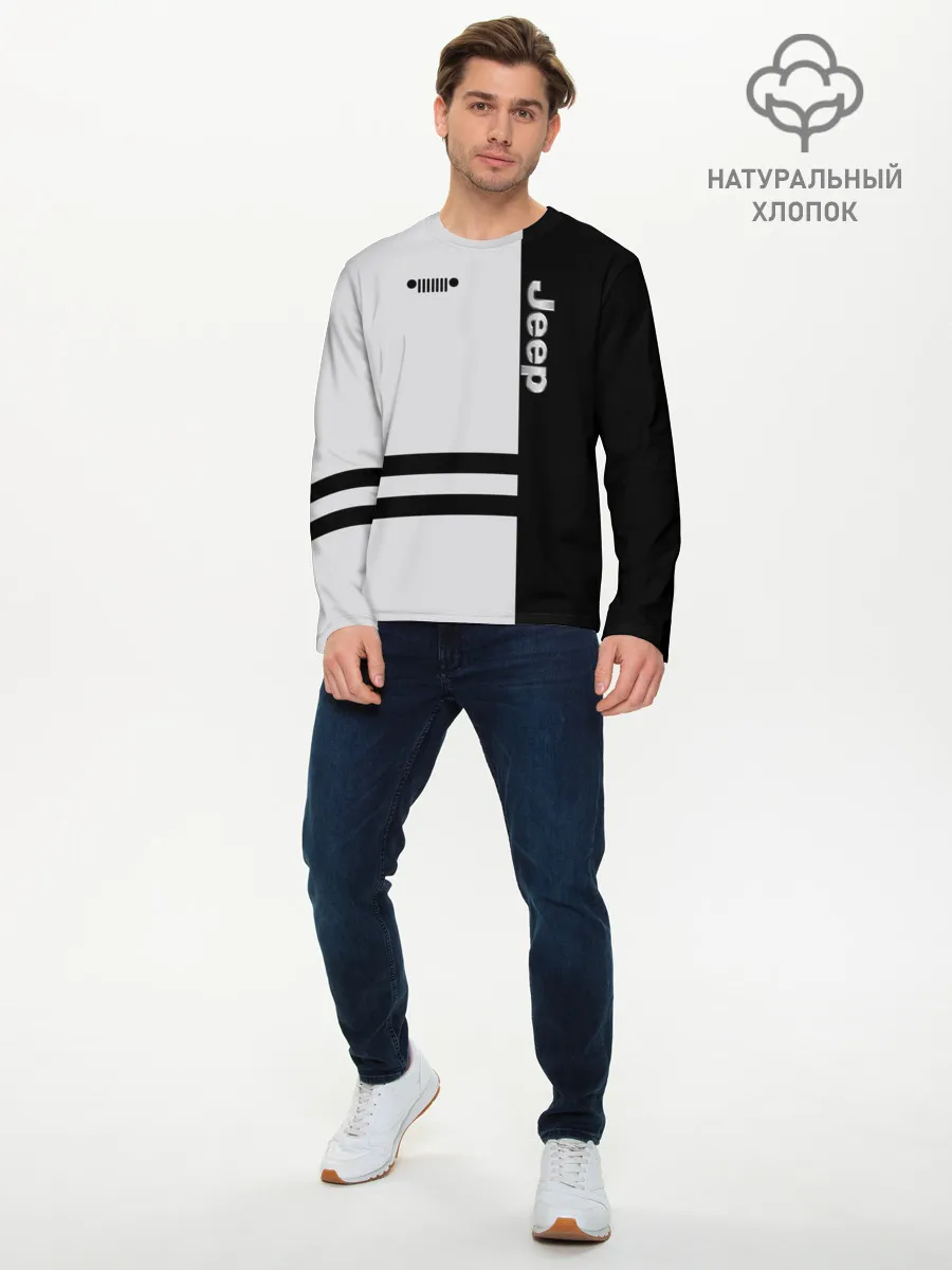 Мужской лонгслив базовый / Jeep