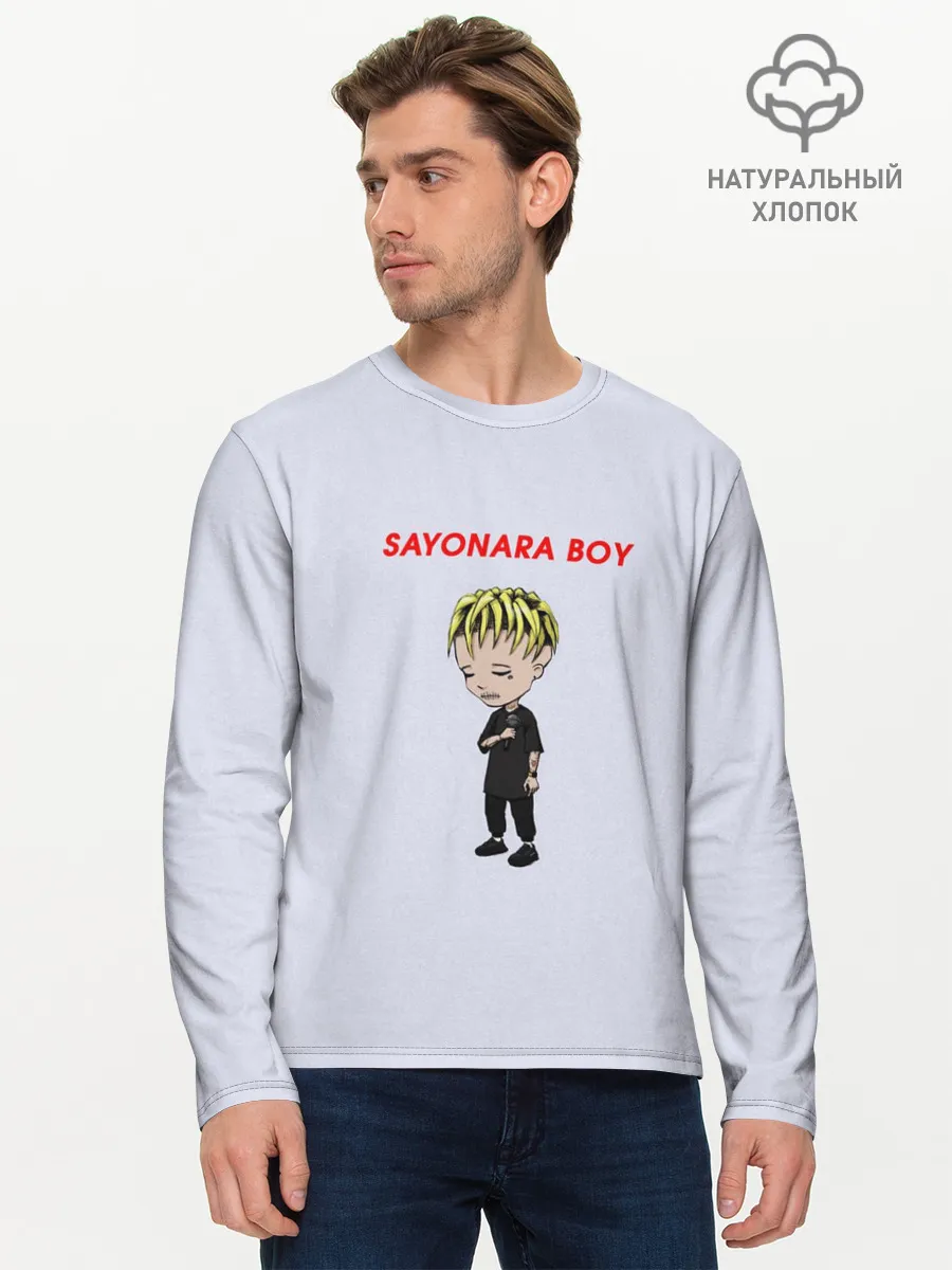 Мужской лонгслив базовый / Sayonaraboy