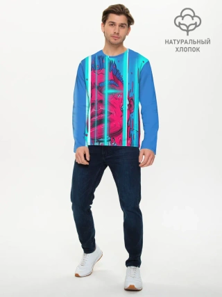 Мужской лонгслив базовый / Сайонара бой