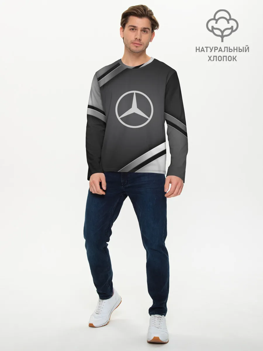 Мужской лонгслив базовый / MERCEDES SPORT