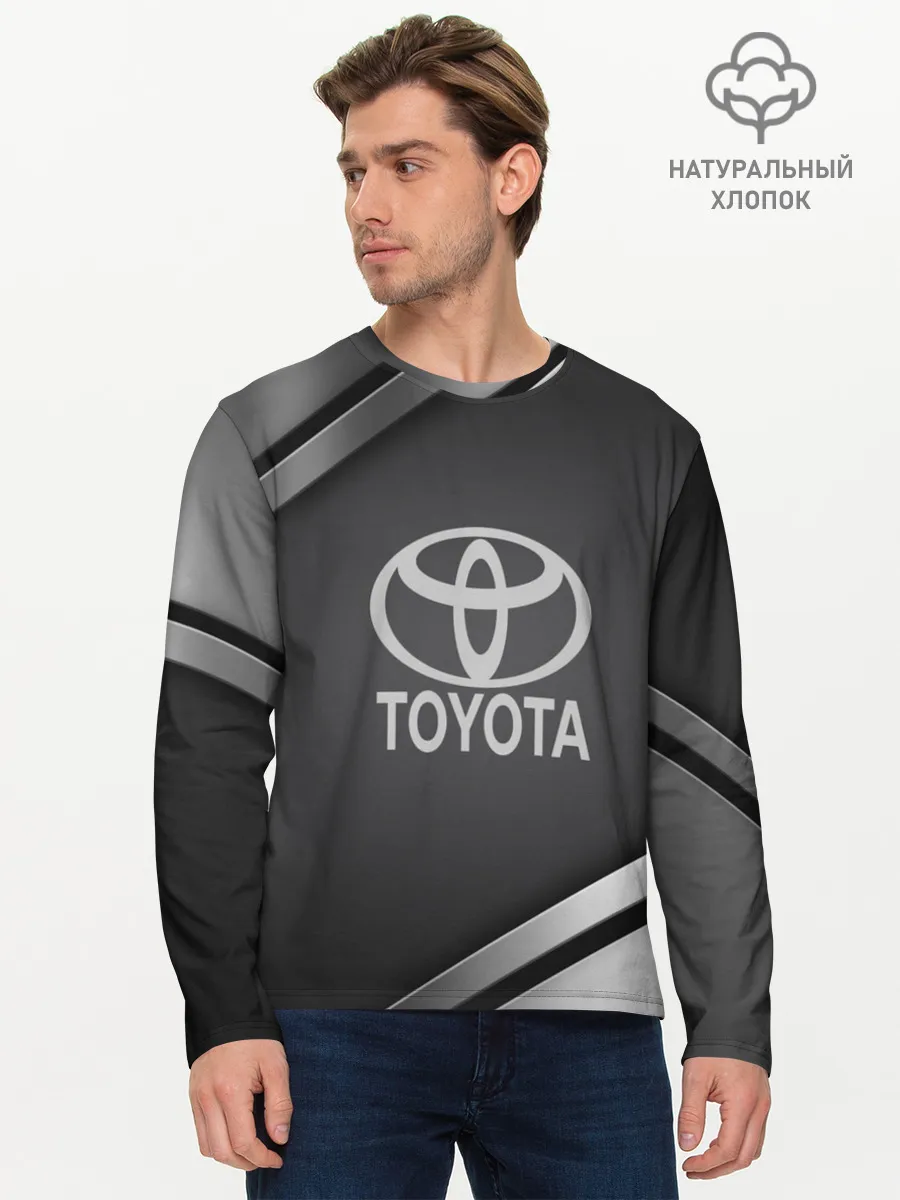 Мужской лонгслив базовый / TOYOTA SPORT