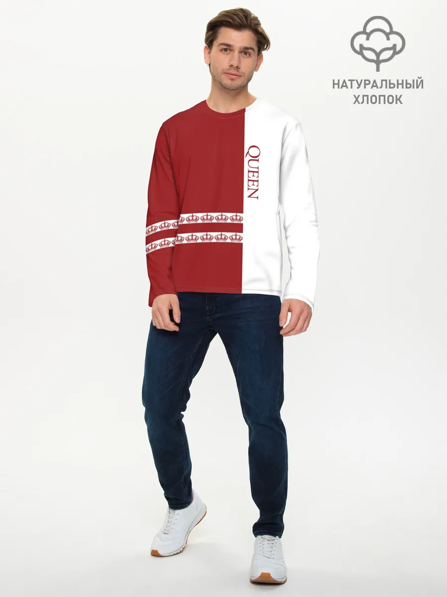 Мужской лонгслив базовый / Queen