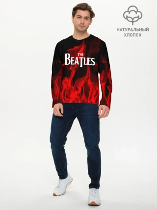 Мужской лонгслив базовый / The Beatles