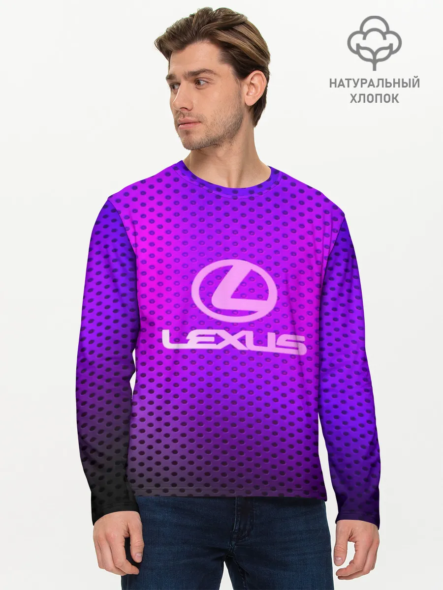 Мужской лонгслив базовый / LEXUS