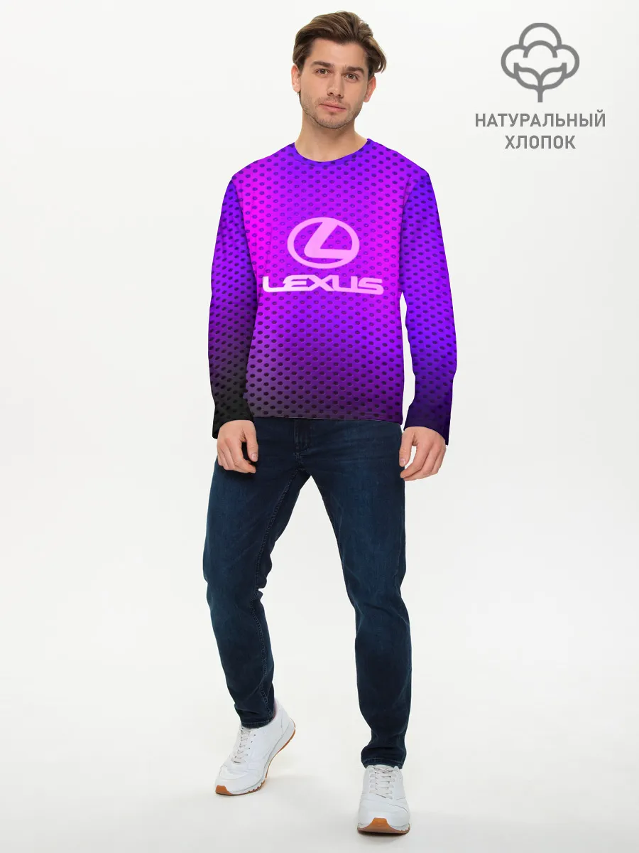 Мужской лонгслив базовый / LEXUS