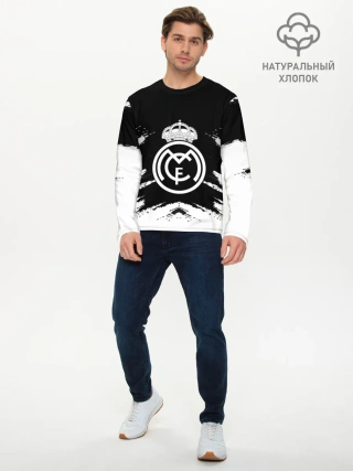Мужской лонгслив базовый / REAL MADRID