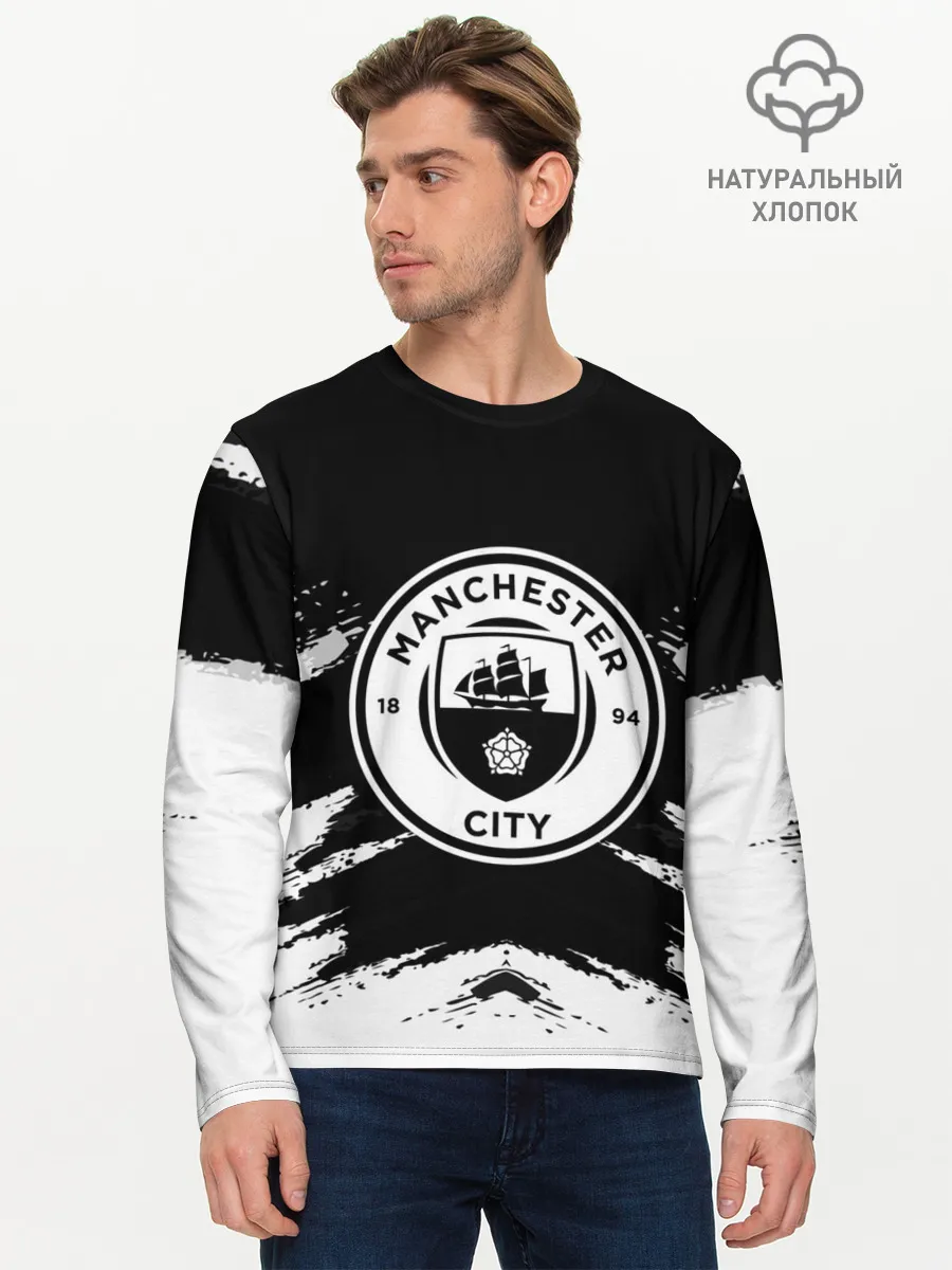 Мужской лонгслив базовый / MANCHESTER CITY