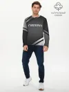 Мужской лонгслив базовый / Nissan