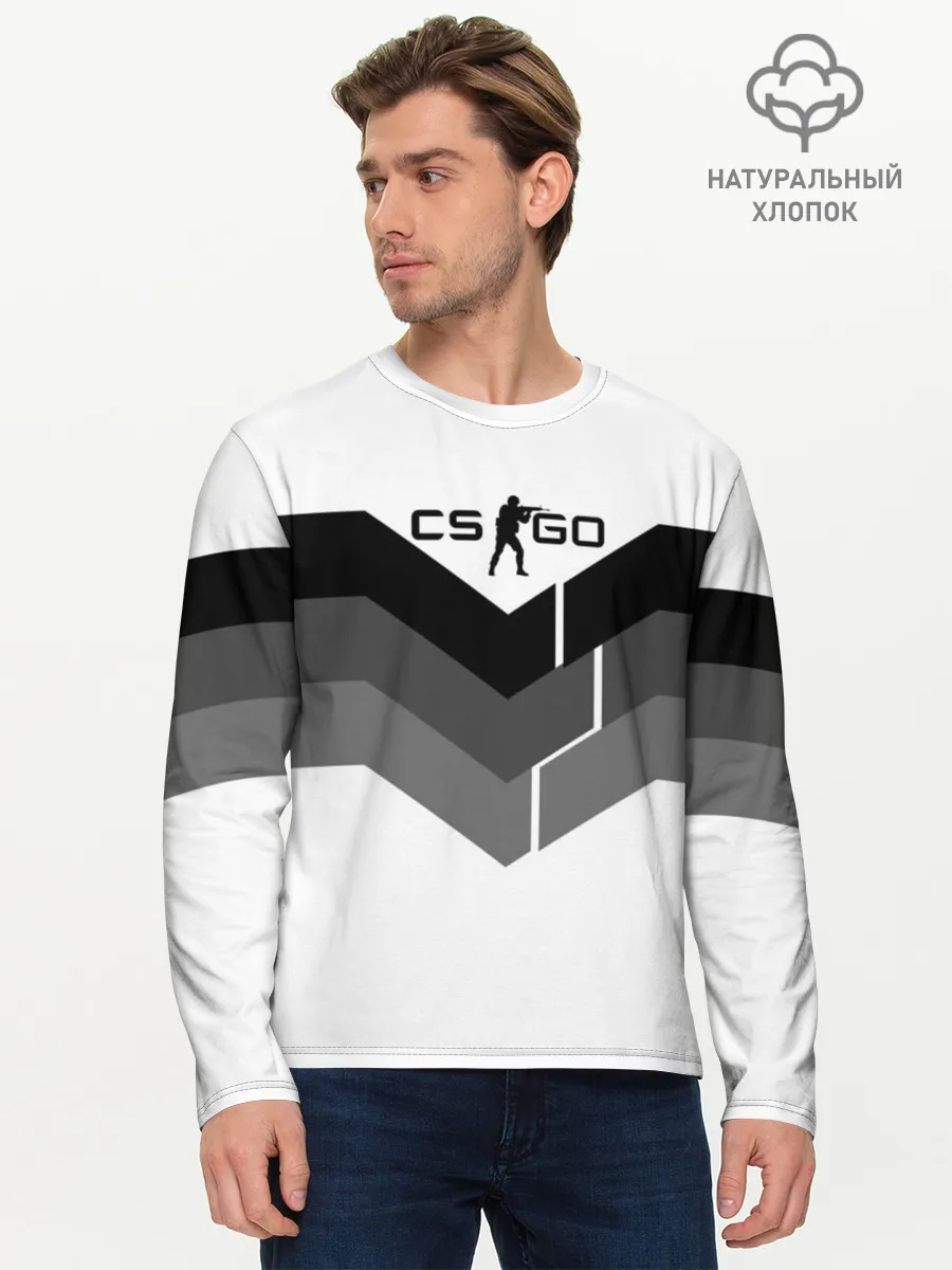 Мужской лонгслив базовый / CS:GO