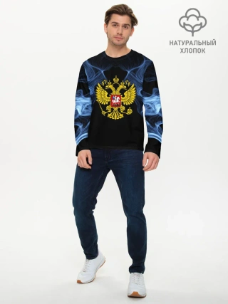 Мужской лонгслив базовый / Россия