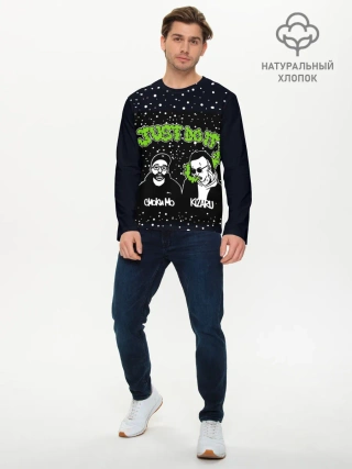 Мужской лонгслив базовый / Smoky Mo & Kizaru