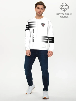 Мужской лонгслив базовый / Россия