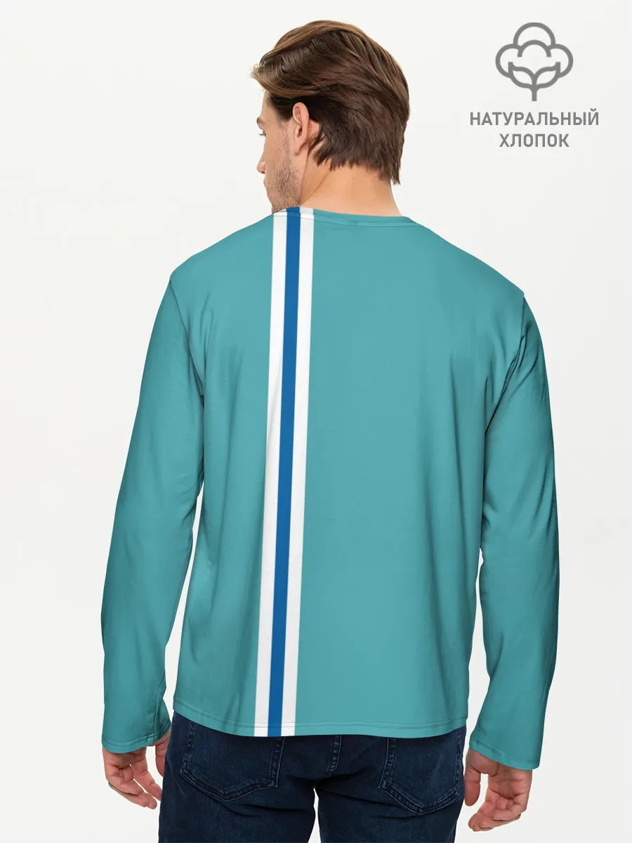 Мужской лонгслив базовый / Сахалинская область