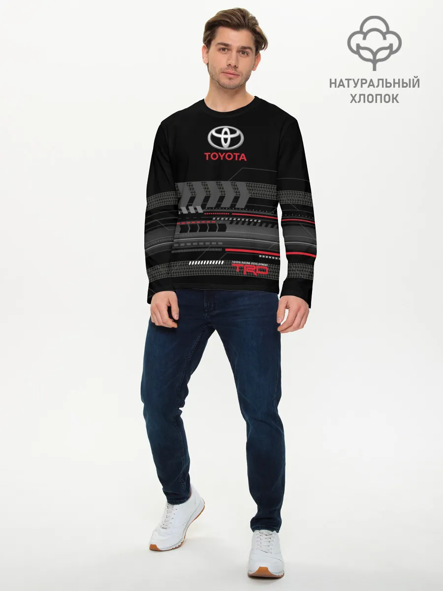 Мужской лонгслив базовый / Toyota 1