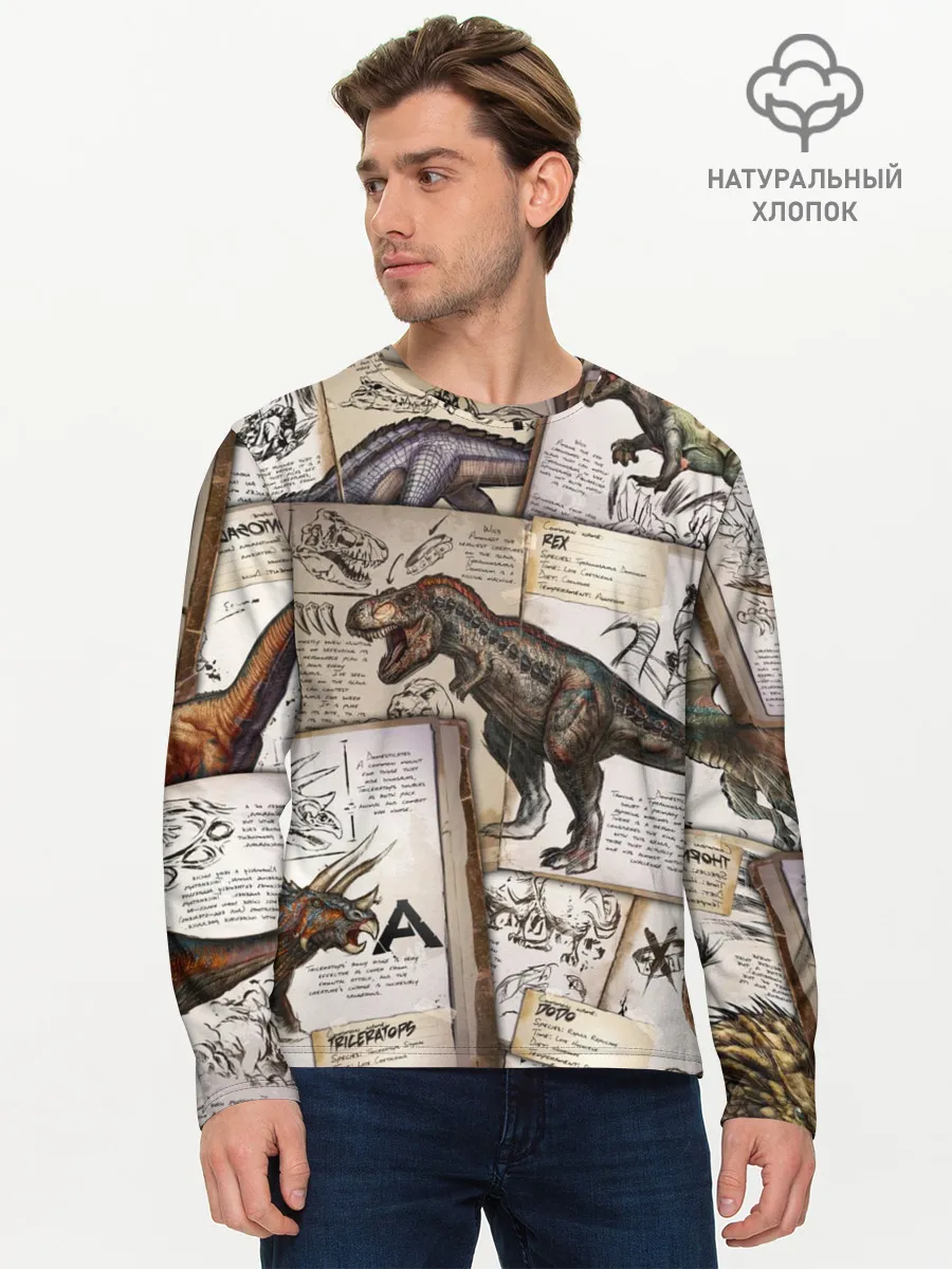 Мужской лонгслив базовый / Ark Survival Evolved