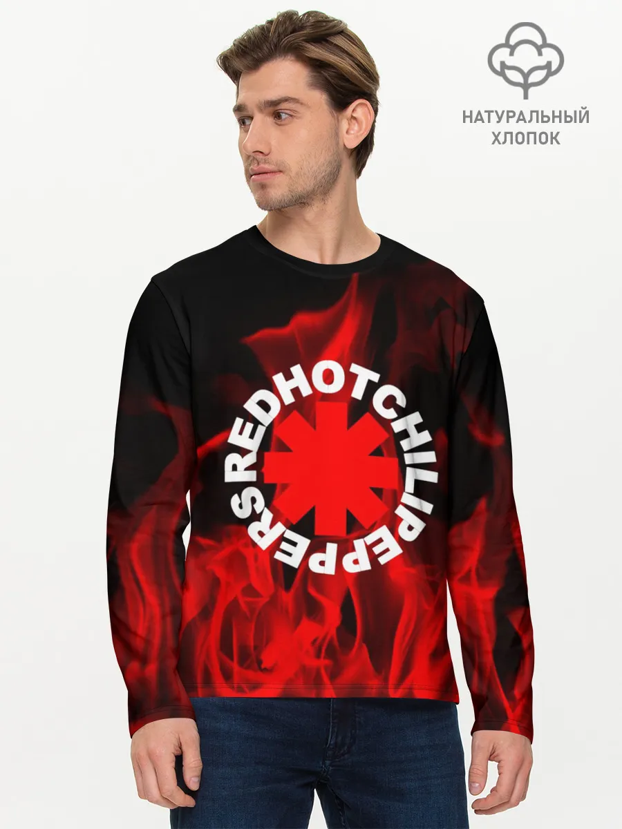 Мужской лонгслив базовый / Red Hot Chili Peppers