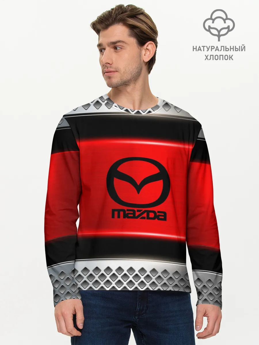 Мужской лонгслив базовый / MAZDA