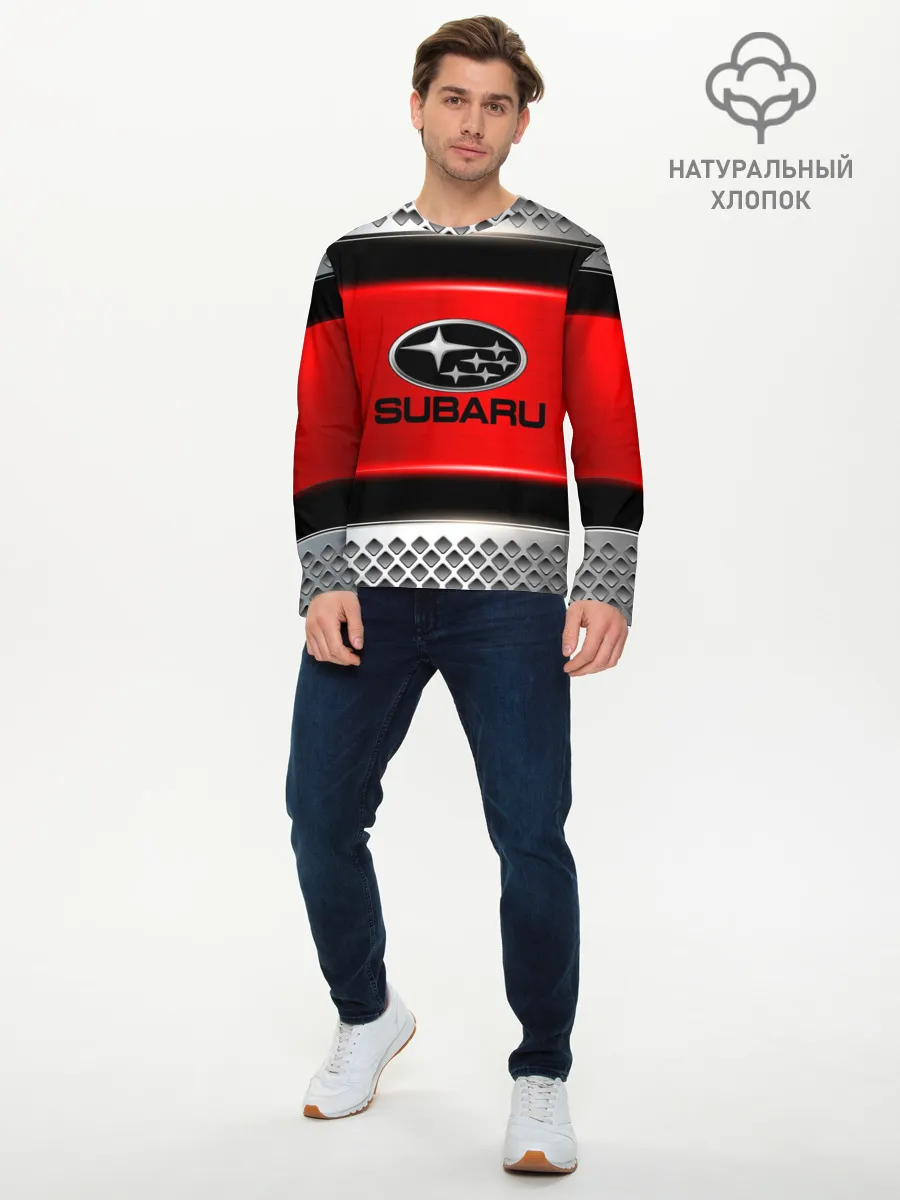 Мужской лонгслив базовый / SUBARU